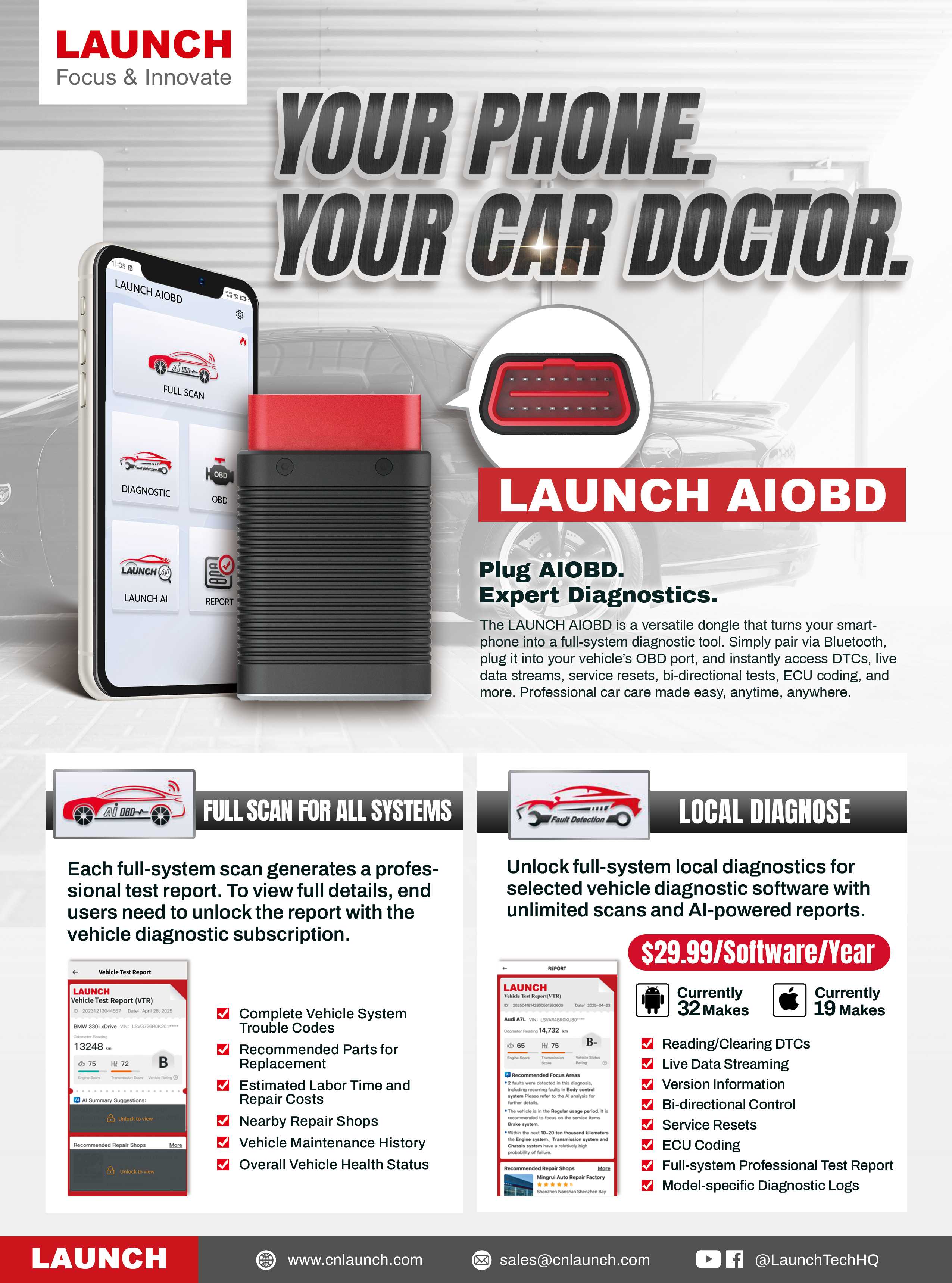 LAUNCH AIOBD
